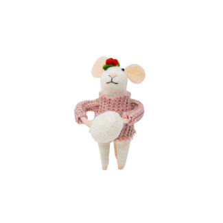 SOURIS GILET ROSE